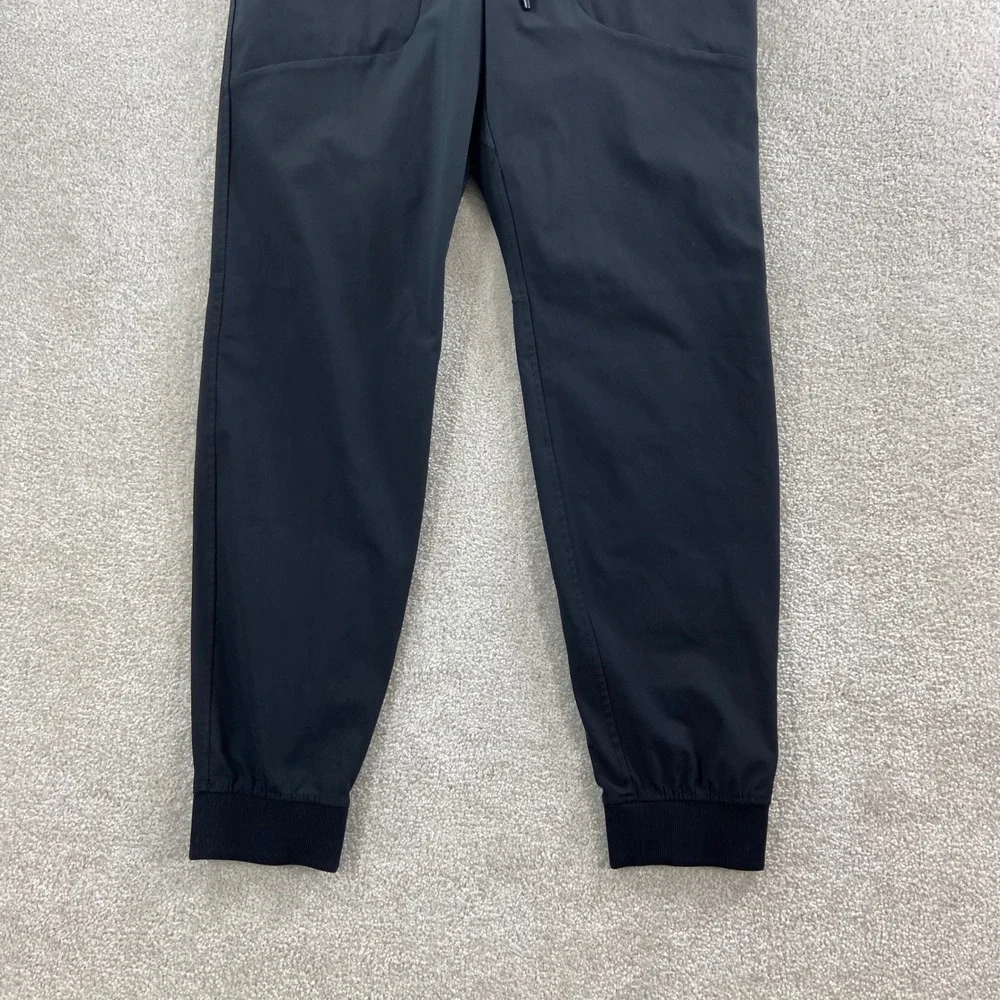 Lululemon ABC Joggers Mens Medium Black Warpstreme Tapered Cuffs Drawstring